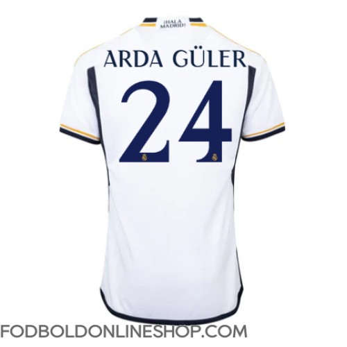 Real Madrid Arda Guler #24 Hjemmebanetrøje 2023-24 Kortærmet